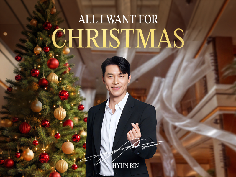Hyun Bin Finds His Holiday Spark at Solaire Resort