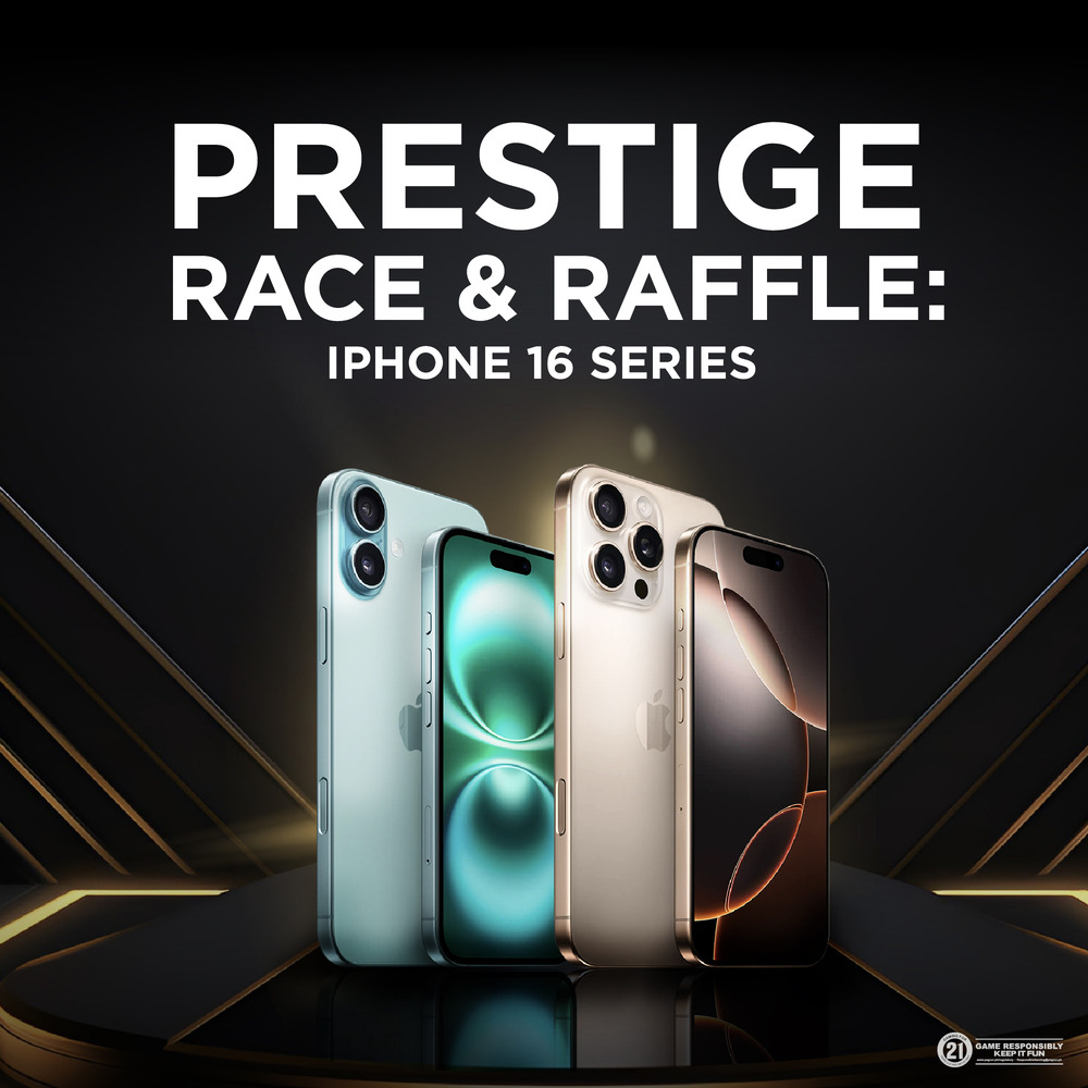 Prestige Race & Raffle iPhone 16 Series