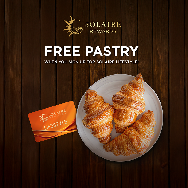 Solaire Lifestyle Sign Up Free Pastry