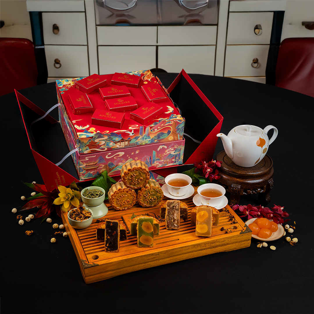 Special edition mooncake filled with lava custard