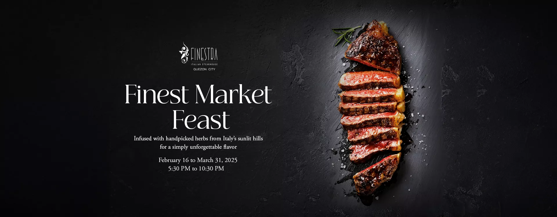 Finestra Italian Steakhouse: The Finest Market Feast