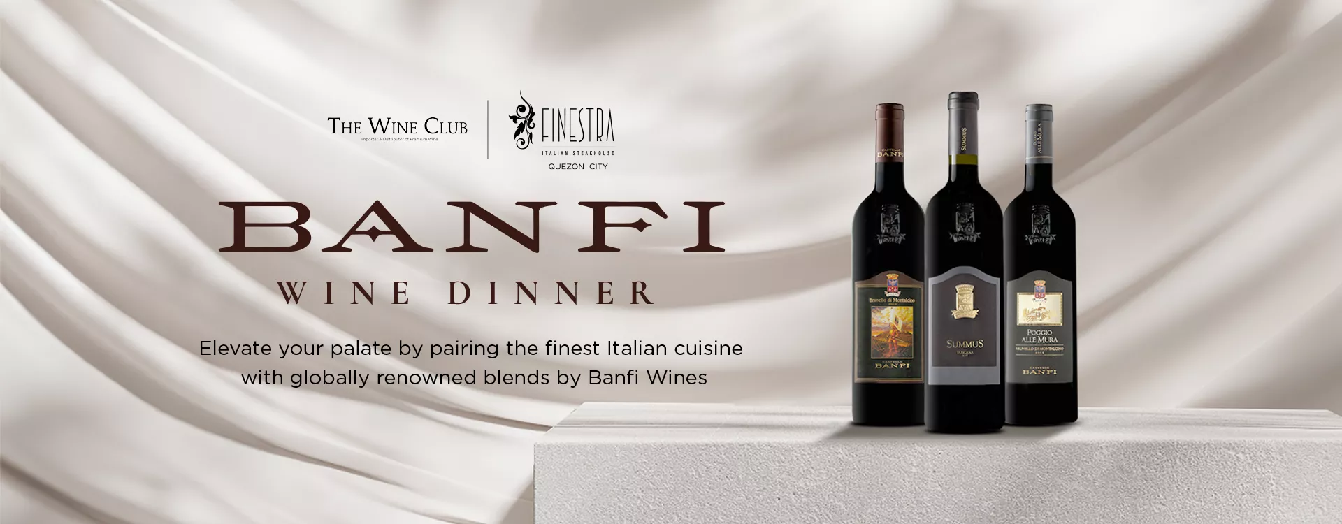 Finestra: Banfi Wine Dinner