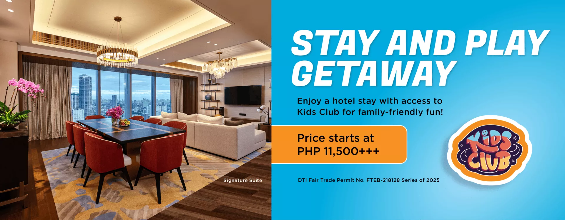 Stay and Play Getaway