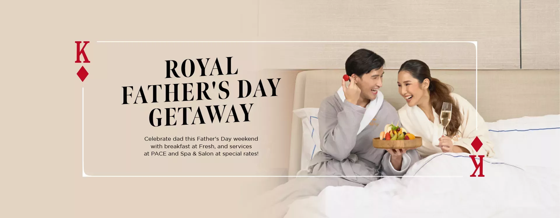 Celebrate Dad Weekend Room Offer