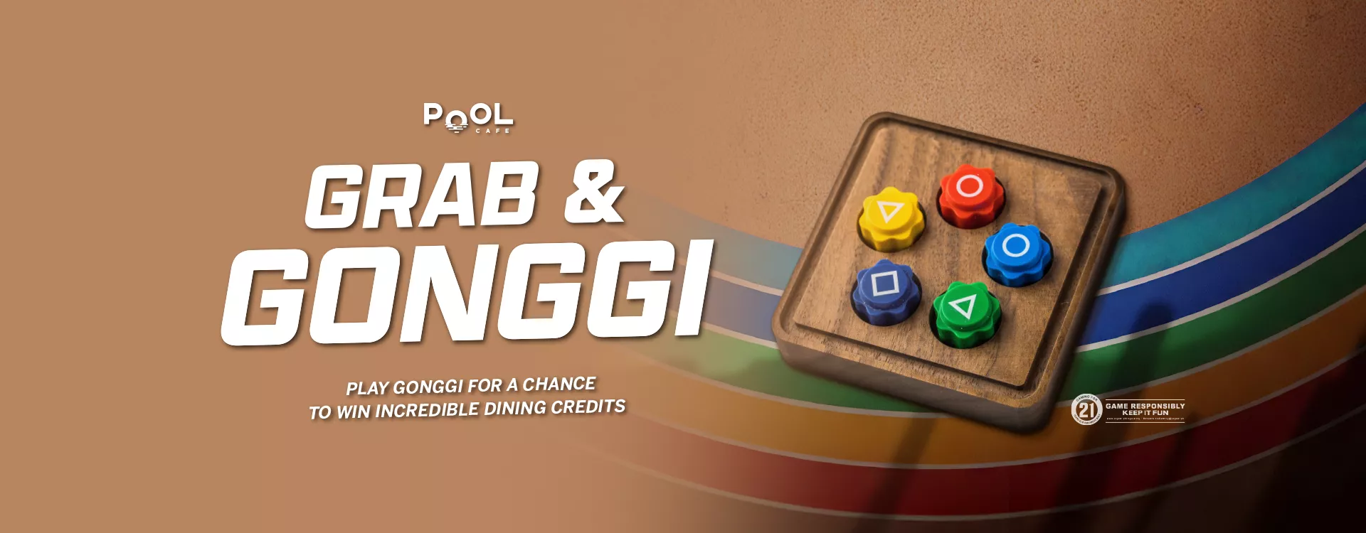 Pool Cafe: Grab and Gonggi