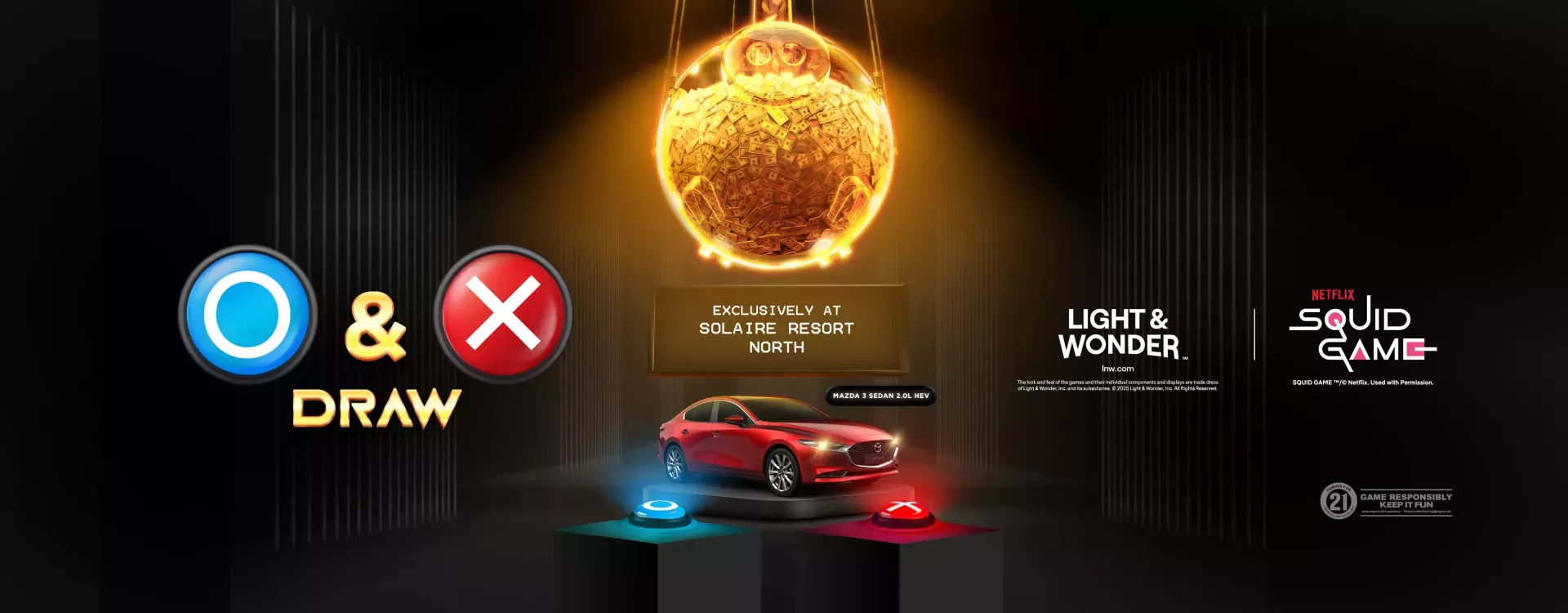 O AND X CAR DRAW
