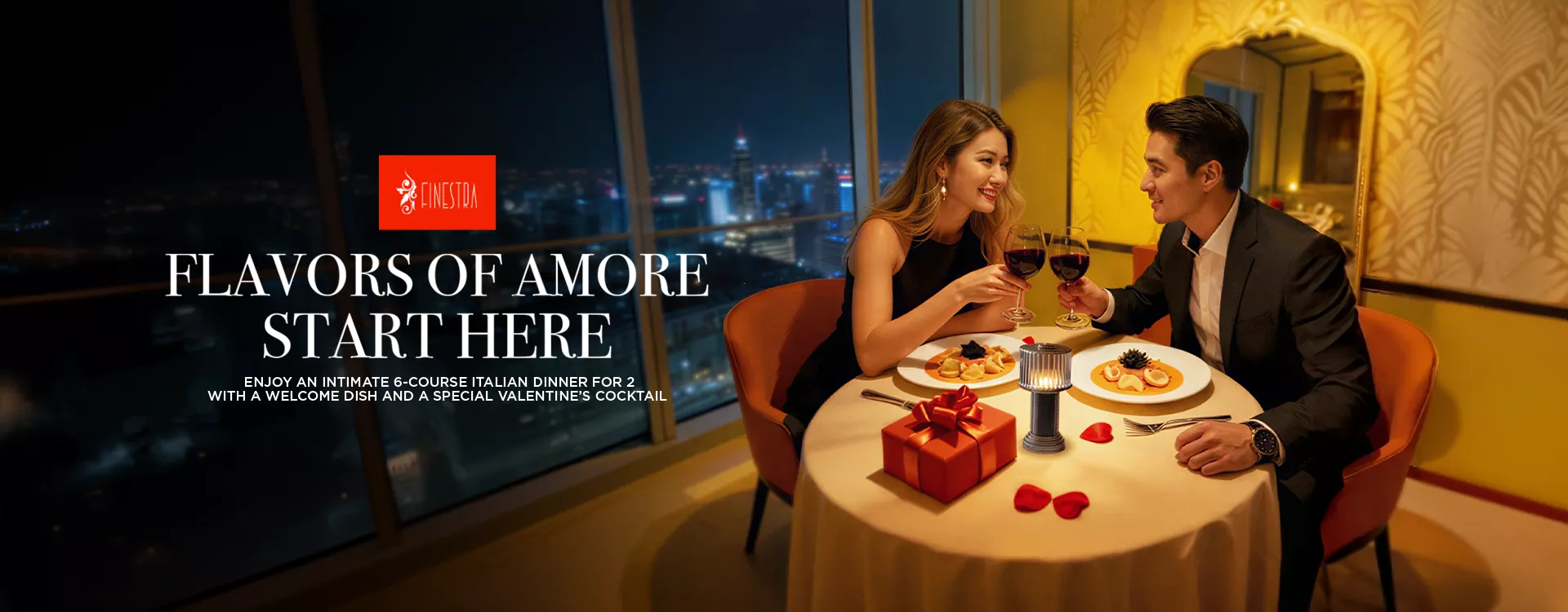 Finestra: Valentine's Day Dinner Menu