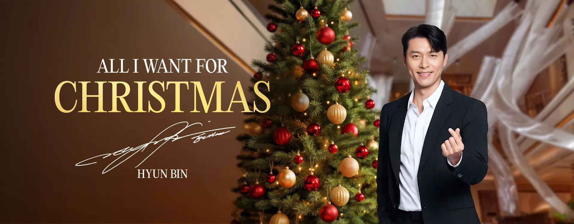 Hyun Bin Finds His Holiday Spark at Solaire Resort