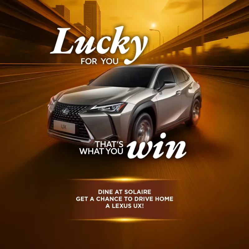 Lucky for you banner